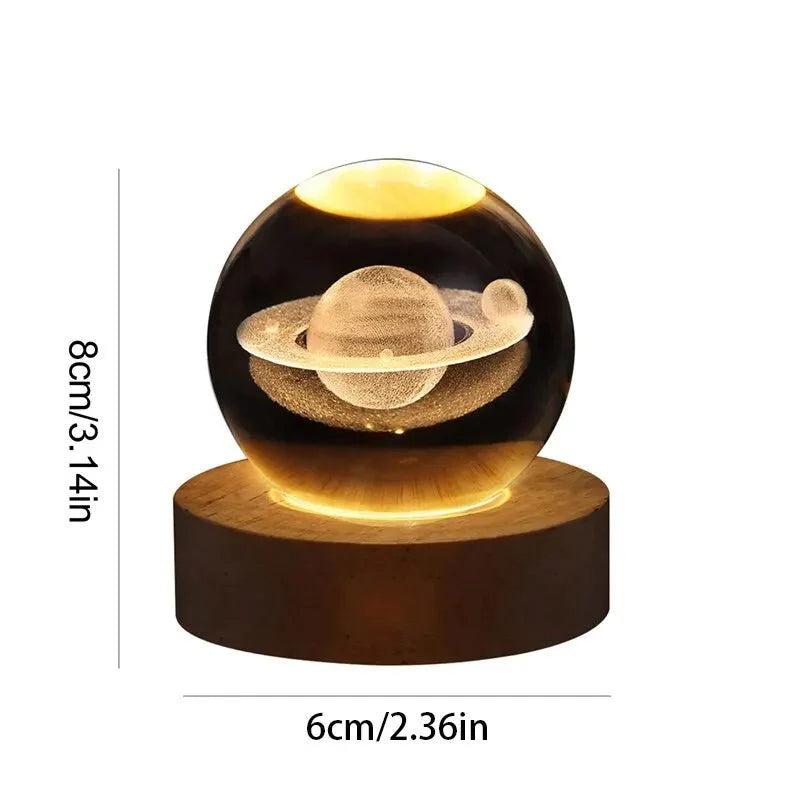 Planetary Lamp – Solar System Table Lamp with Soft Glow