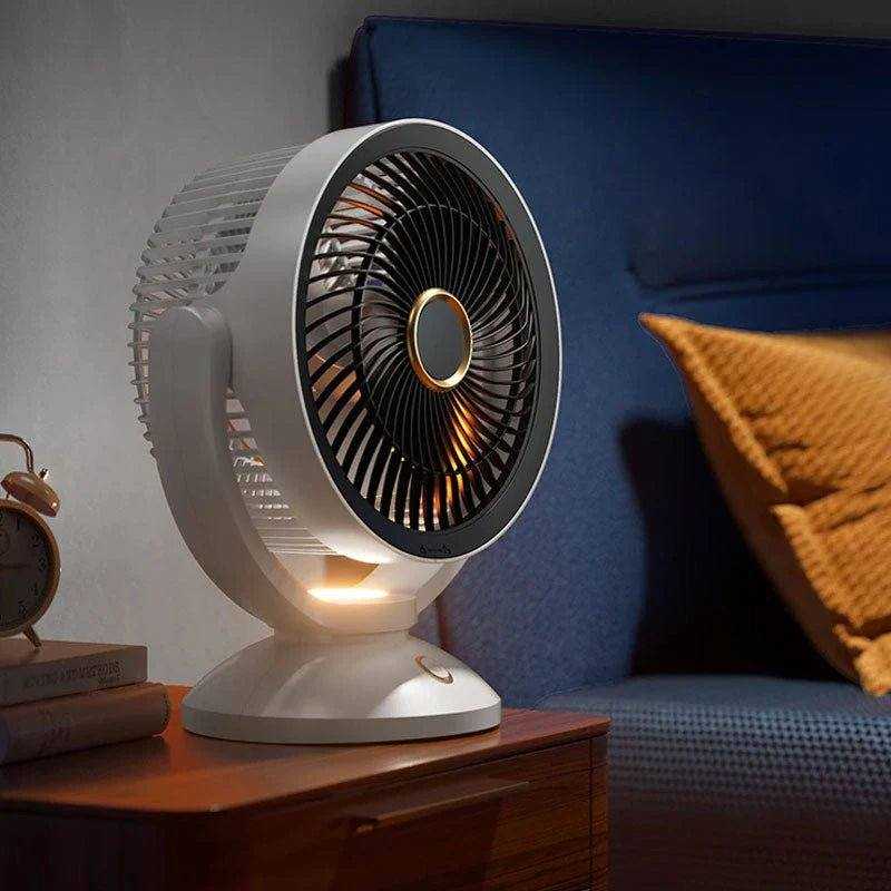 Portable Wireless Air Cooling Fan with Night Light