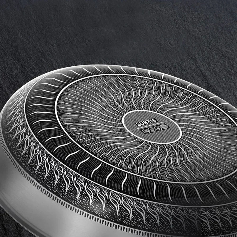 Premium Honeycomb Non-Stick Wok – Stainless Steel Perfect for Stir-Fry