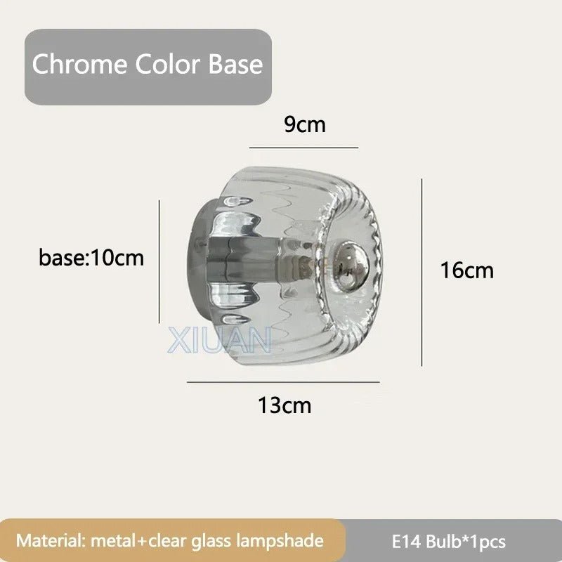 Radiant Bauhaus Glass Wall Lamp