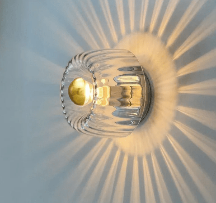Radiant Bauhaus Glass Wall Lamp