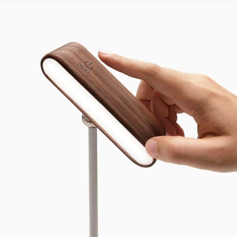 Rechargeable 360° Rotatable Wooden LED Wall Light