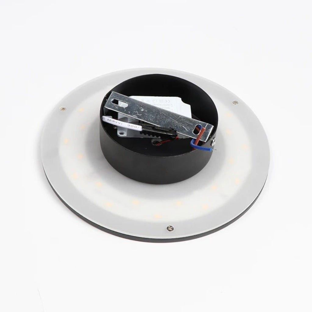 Round Backlit Sconce LED Wall Light for Interiors