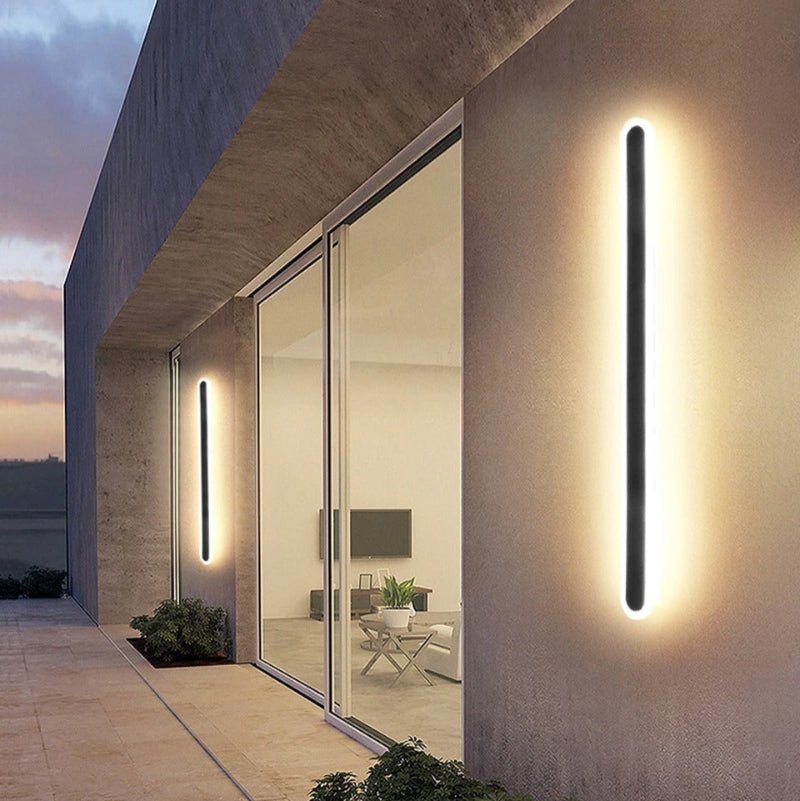 Rounded Edge Aluminium Outdoor Wall Light