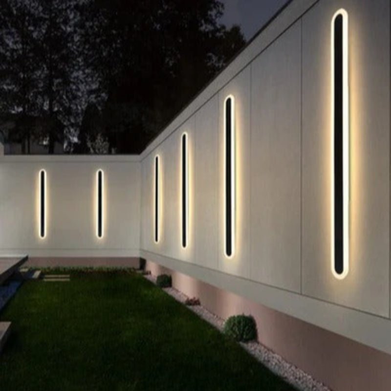 Rounded Edge Aluminium Outdoor Wall Light