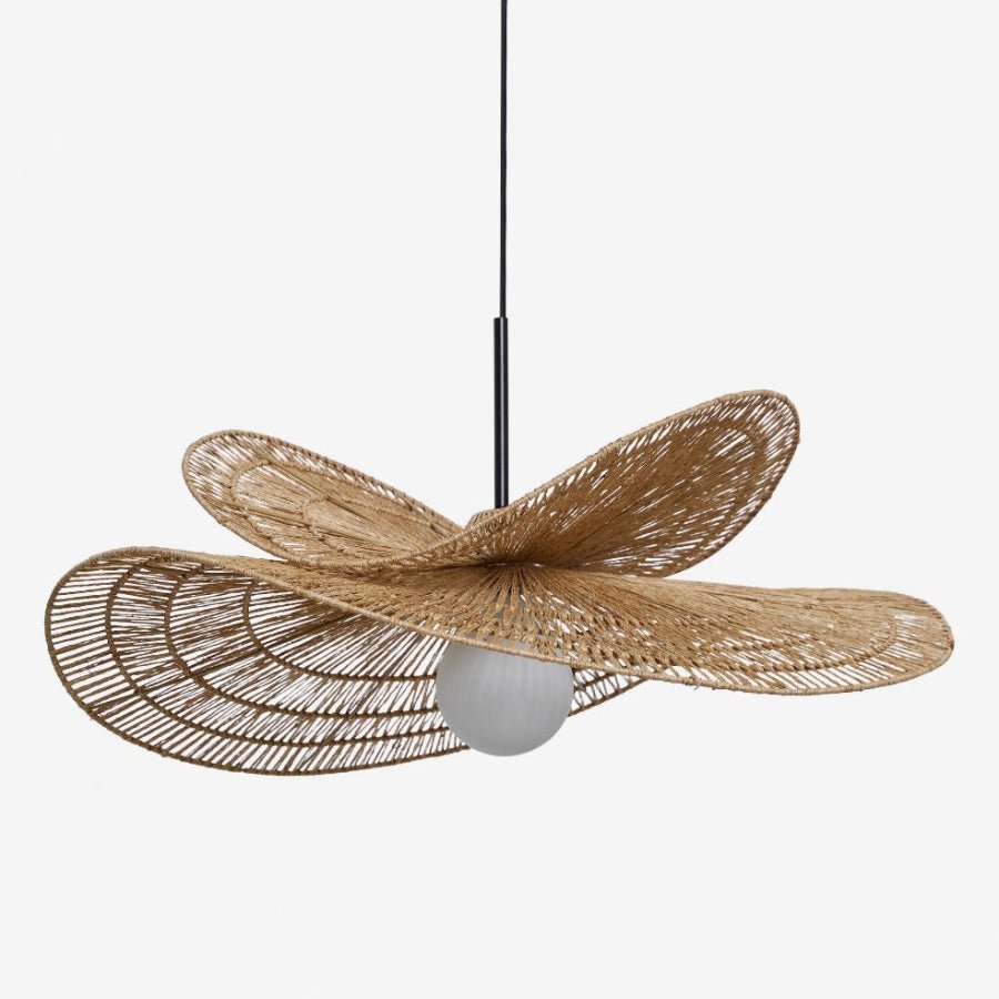 Sanur Double Layer Rattan Pendant Light