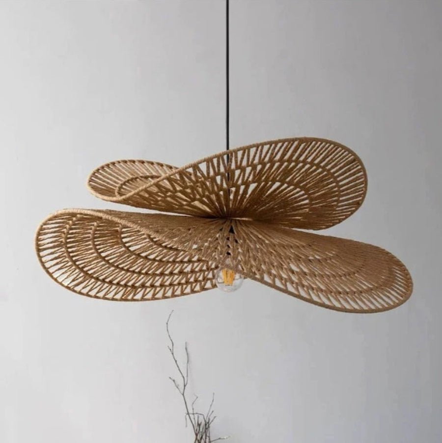 Sanur Double Layer Rattan Pendant Light