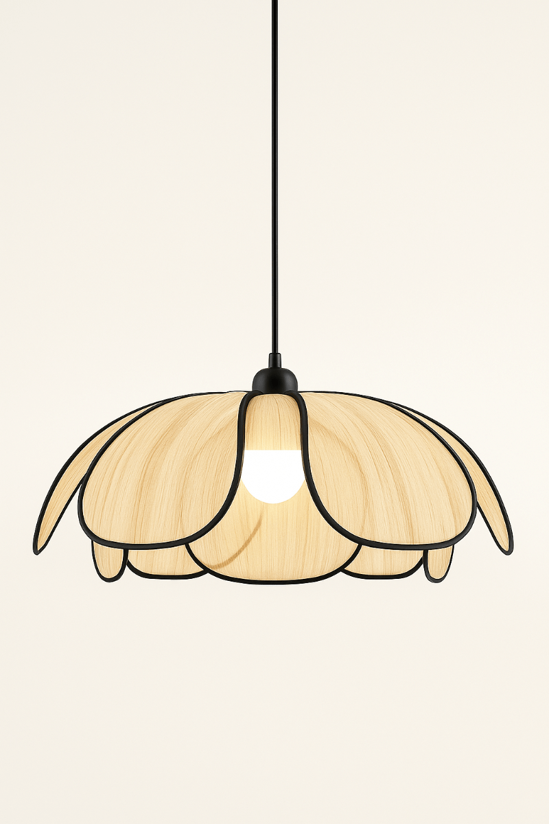 Scandinavian Artisanship Lotus Pendant Light