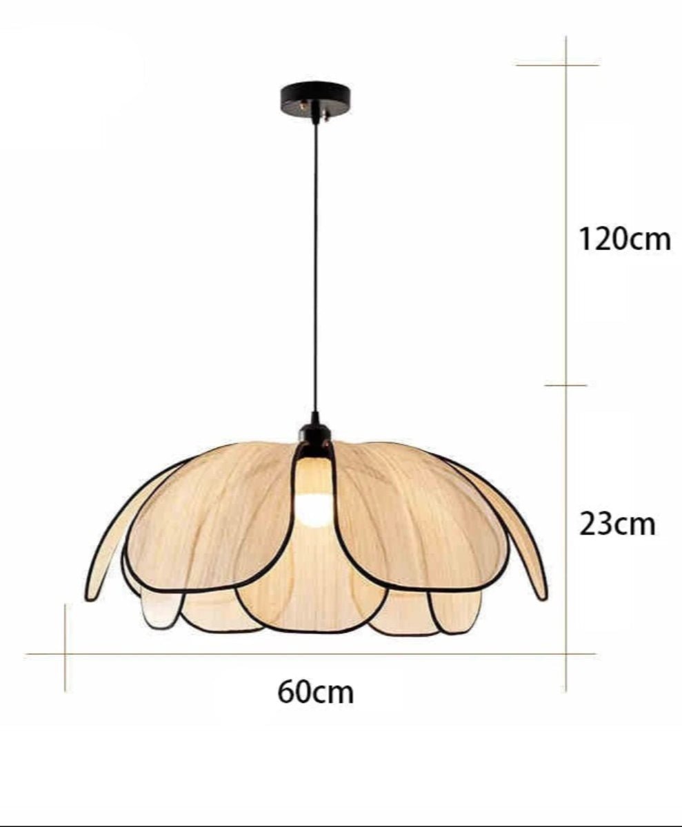 Scandinavian Artisanship Lotus Pendant Light