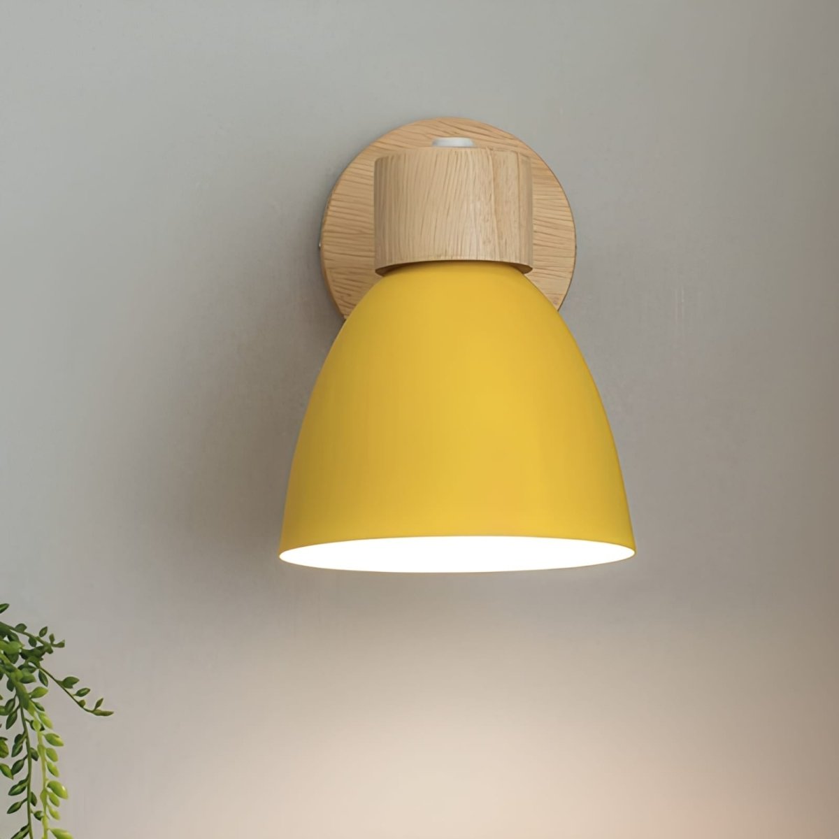 Scandinavian Wooden Wall Light Sconce