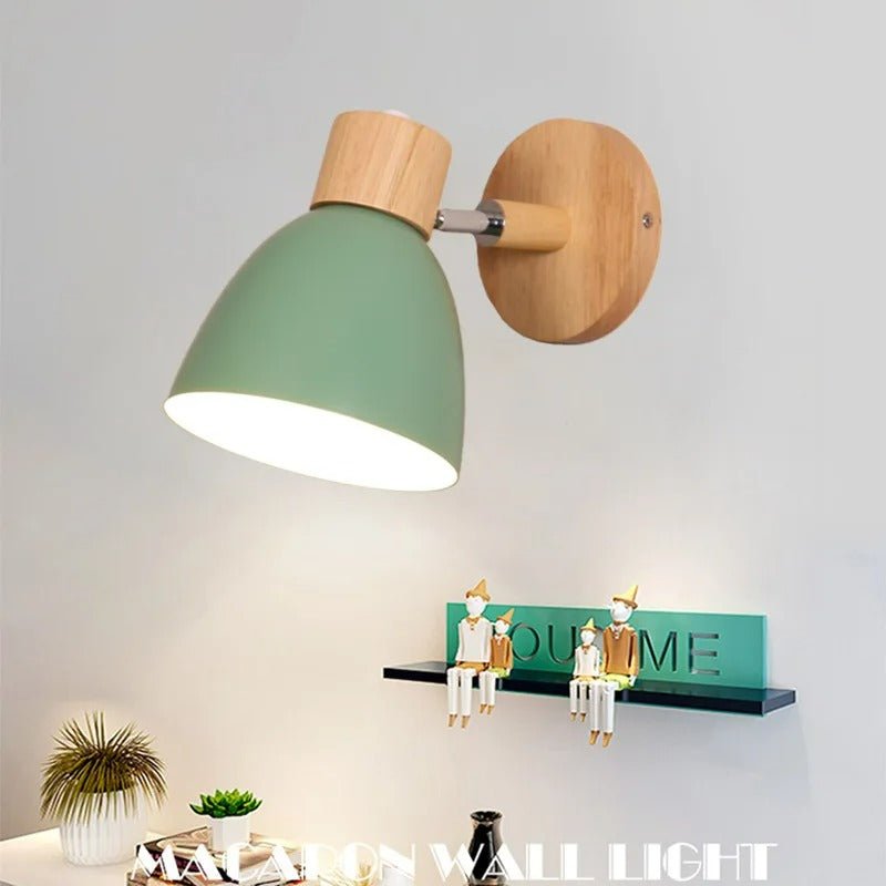 Scandinavian Wooden Wall Light Sconce