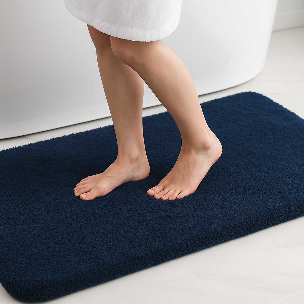 Shaggy Rug - Non-Slip Bath Mat Dry Quickly