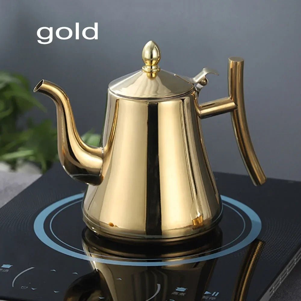 Stainless Steel Kettle with Built-in Filter
