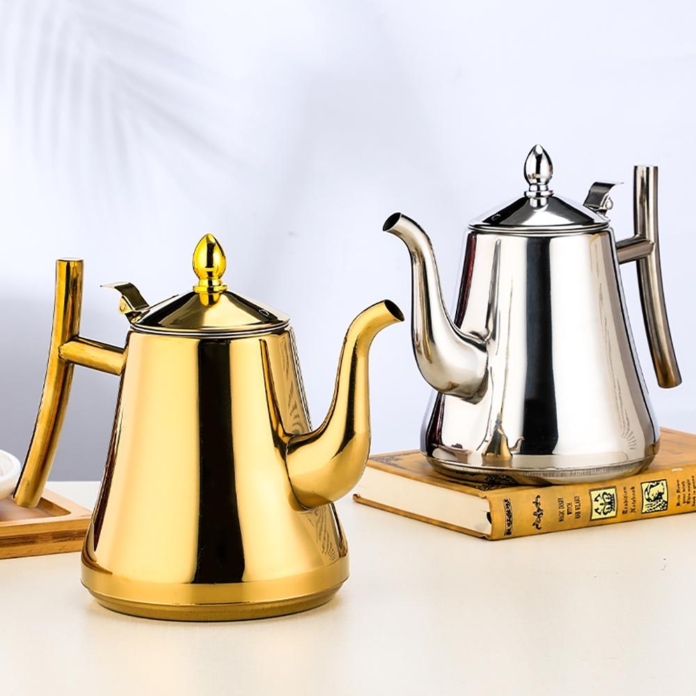 Stainless Steel Kettle with Built-in Filter