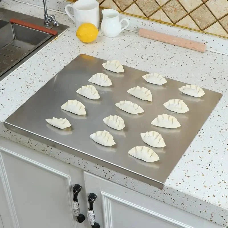 SteelEdge - Stainless Steel Anti-Slip Chopping Board with Edge