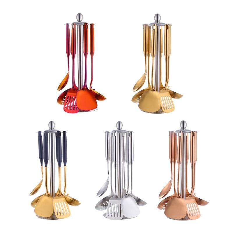 Stockholm  7-Piece Stainless Steel Cooking Utensils Set