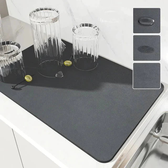 Super Absorbent Kitchen Mat Large Quick Dry Drainage Pad
