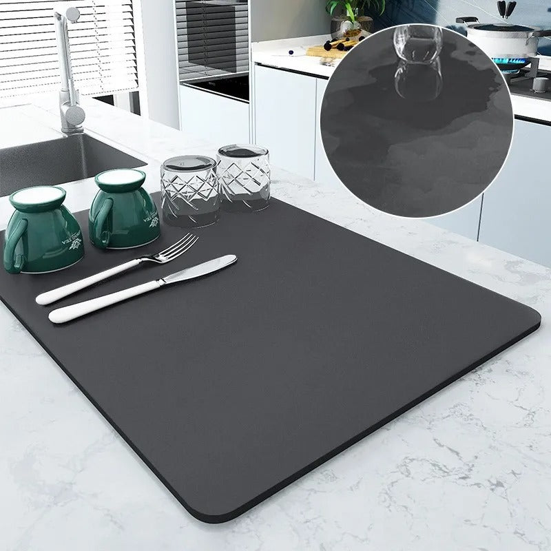 Super Absorbent Kitchen Mat Large Quick Dry Drainage Pad