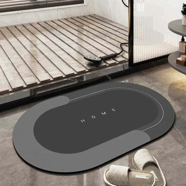 Super Absorbent Quick-Dry Non-Slip Floor Mat for Kitchen and Bathroom