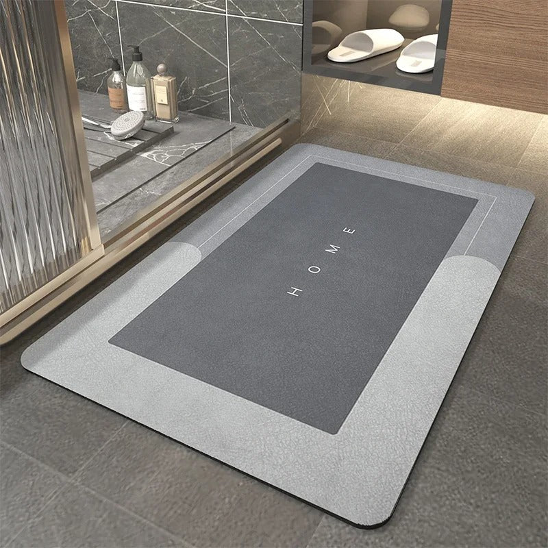 Super Absorbent Quick-Dry Non-Slip Floor Mat for Kitchen and Bathroom