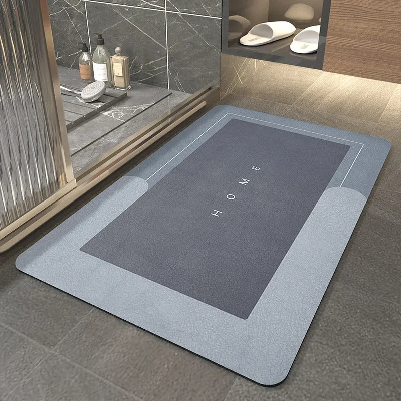 Super Absorbent Quick-Dry Non-Slip Floor Mat for Kitchen and Bathroom