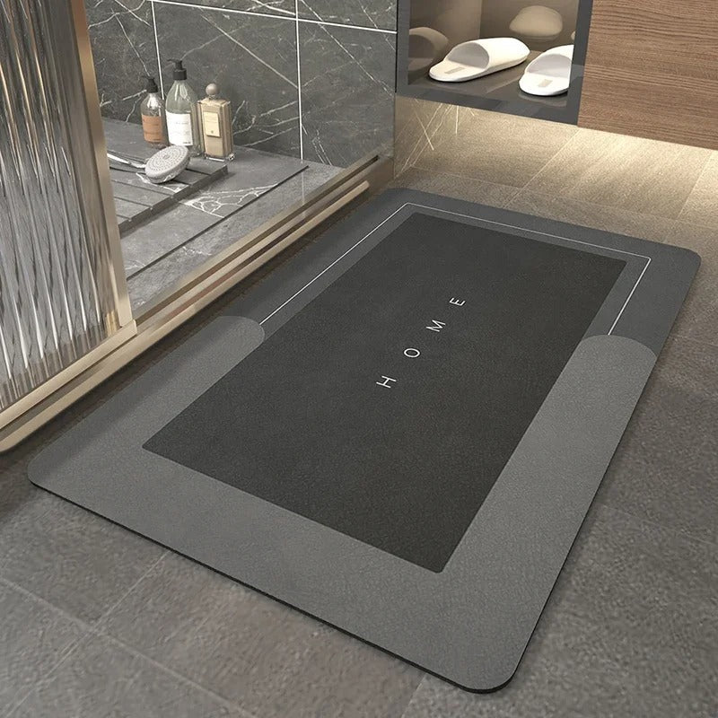 Super Absorbent Quick-Dry Non-Slip Floor Mat for Kitchen and Bathroom