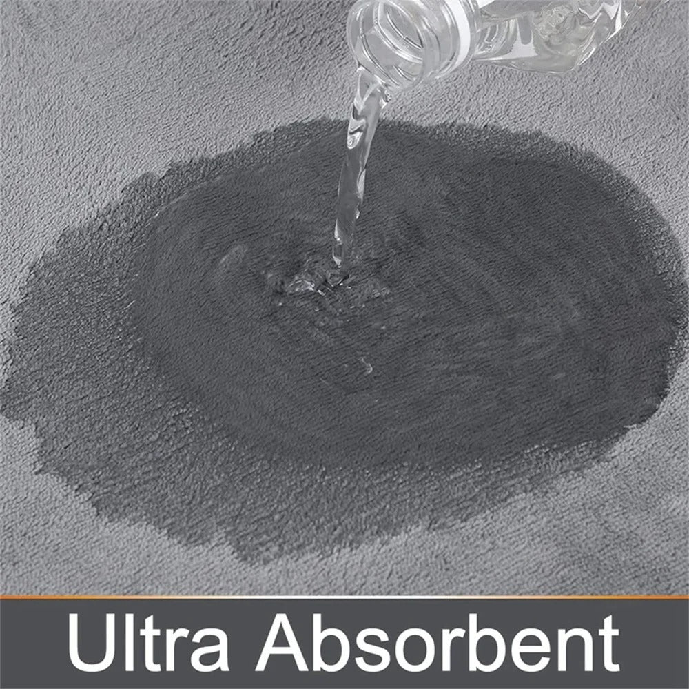 Super Absorbent Velvet Anti-Slip Bath Mat