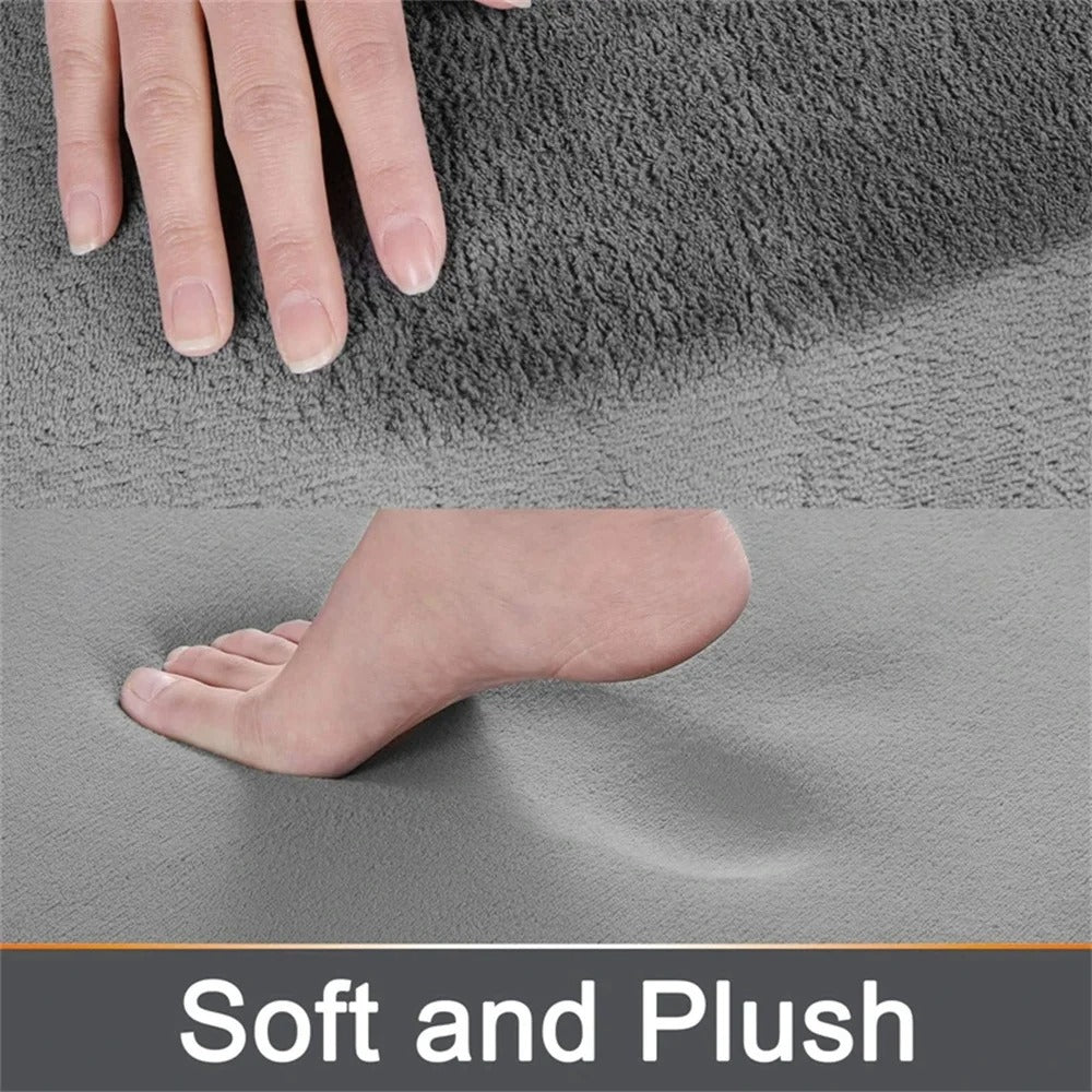 Super Absorbent Velvet Anti-Slip Bath Mat
