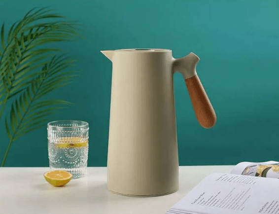 Thermal Jug with Wooden Handle - Nordic Design 1L