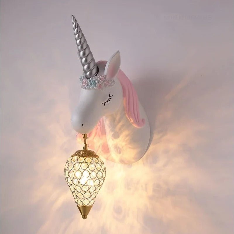 Unicorn Wall Lamp for Kids Rooms