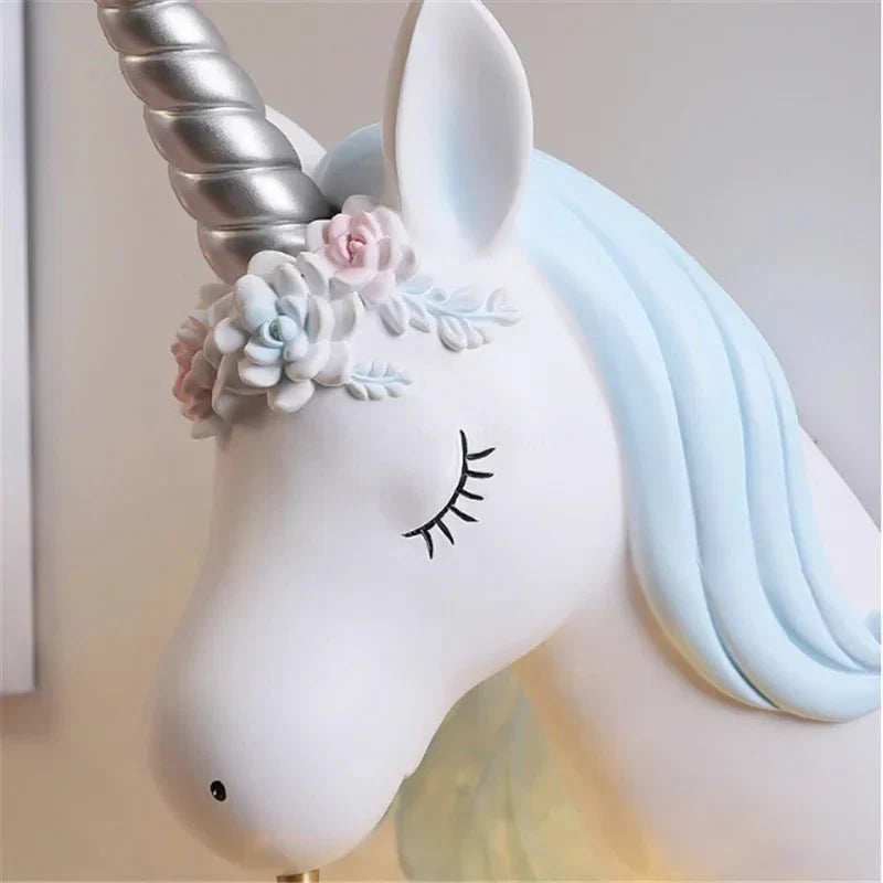 Unicorn Wall Lamp for Kids Rooms