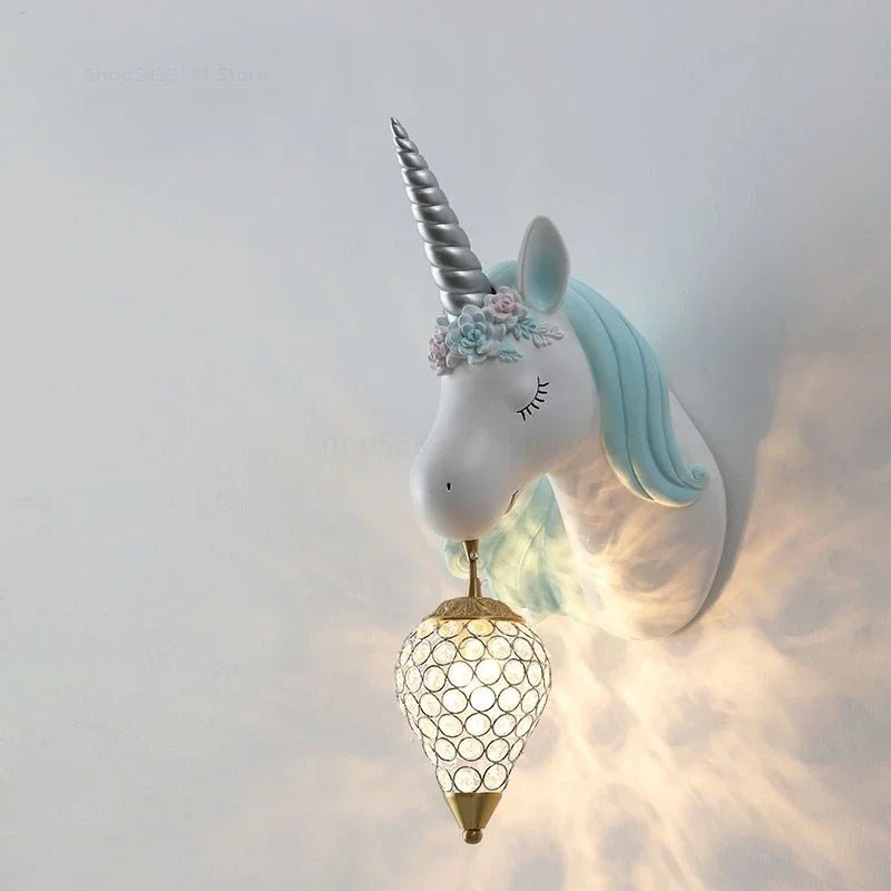 Unicorn Wall Lamp for Kids Rooms