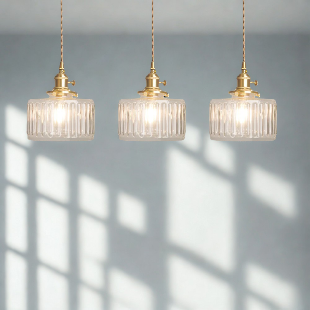 Kitchen Pendant Lamp | Vintage Glass Design