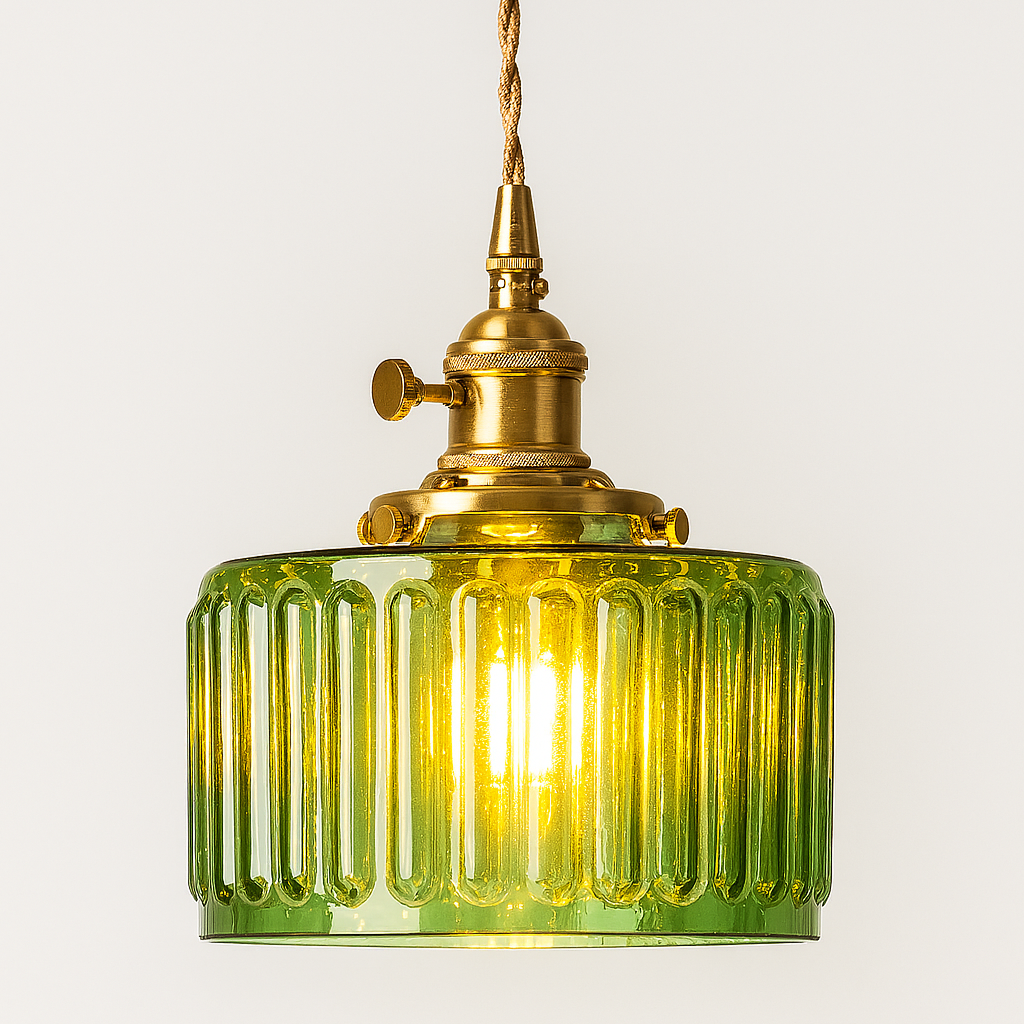 Kitchen Pendant Lamp | Vintage Glass Design