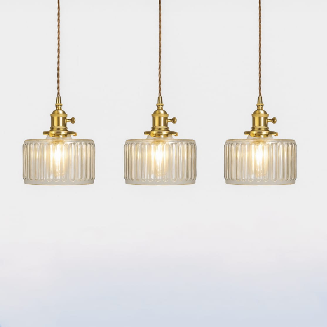 Kitchen Pendant Lamp | Vintage Glass Design