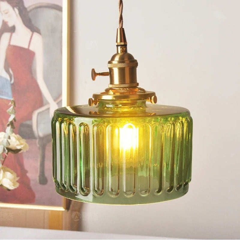 Kitchen Pendant Lamp | Vintage Glass Design