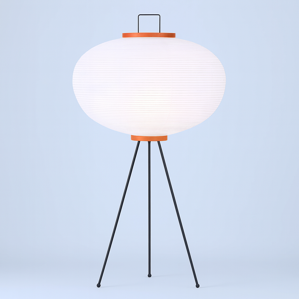 Wabi Sabi Tripod Paper Standing Floor Lamp