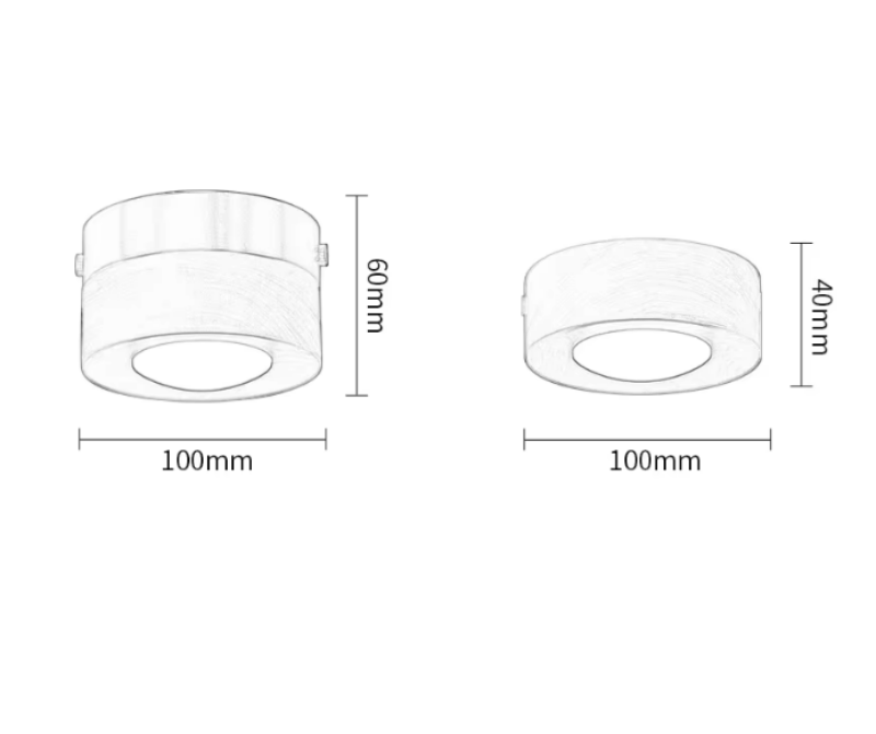 Walnut Wood LED Ceiling Spotlight