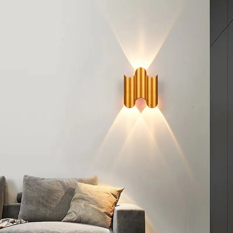 Wave LED Up Down Wall Sconce