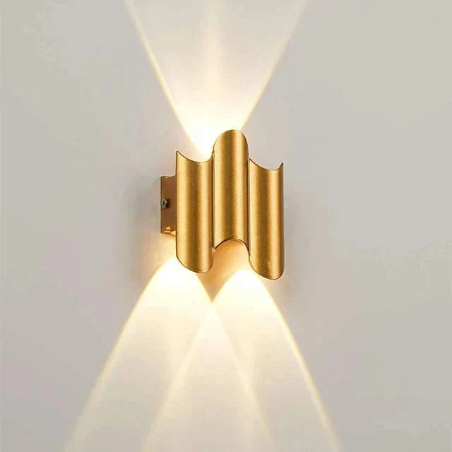 Wave LED Up Down Wall Sconce