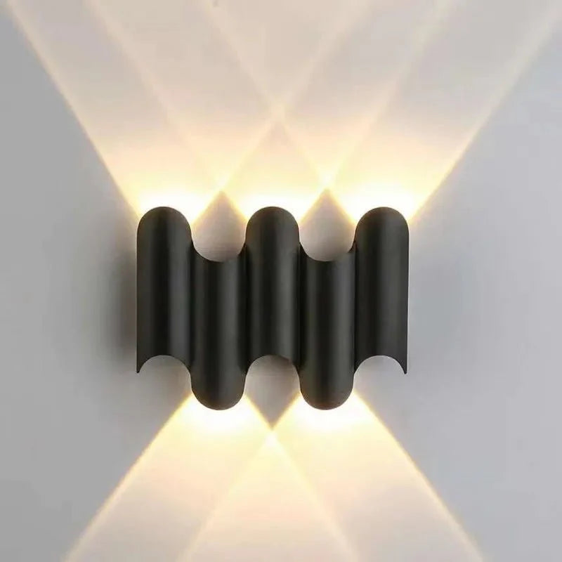 Wave LED Up Down Wall Sconce