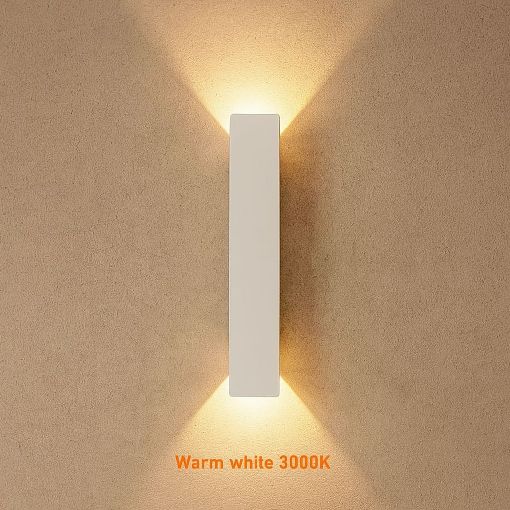 White Weatherproof LED Wall Lights - Outdoor Style and Durability
