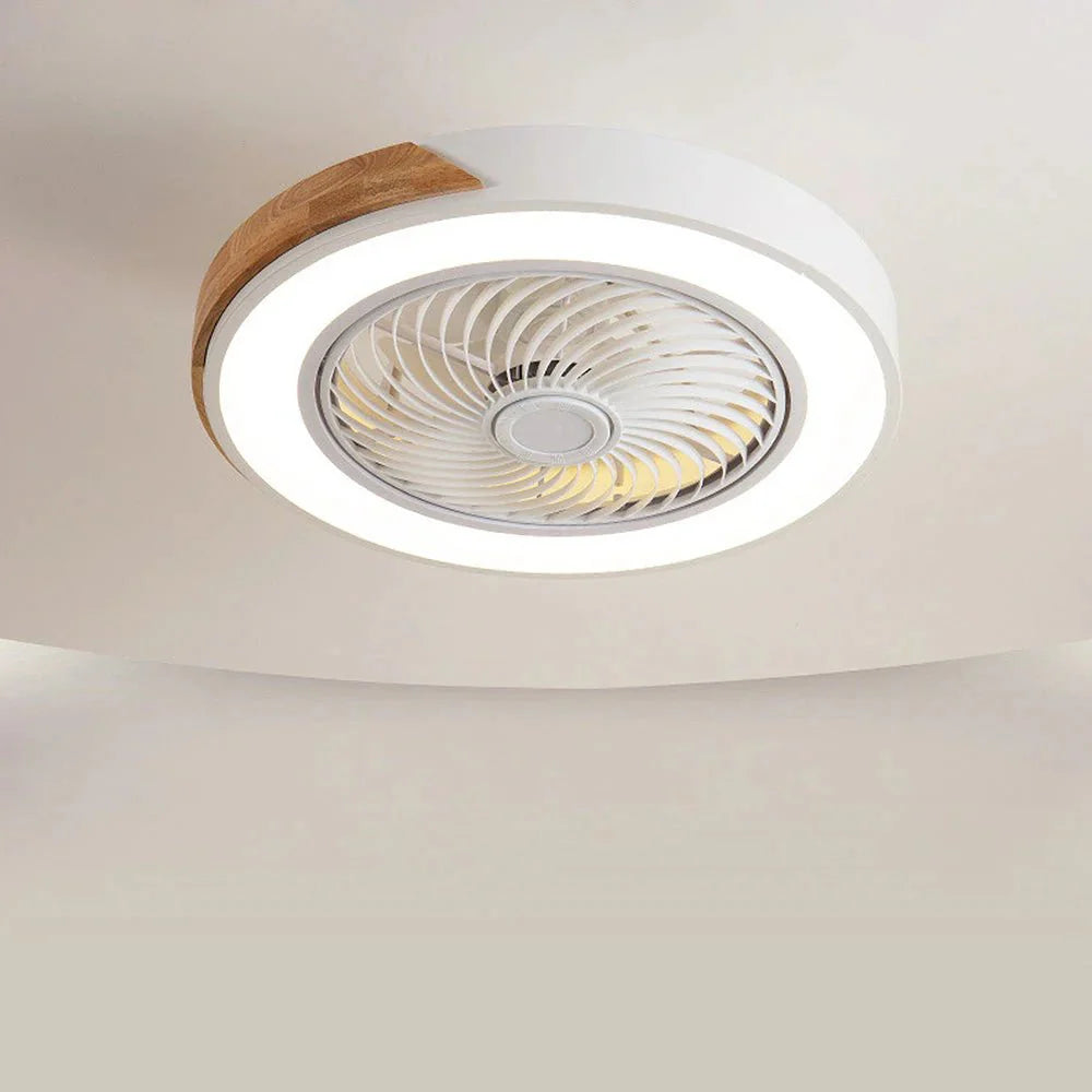 Wood Ceiling Fans with LED Lights