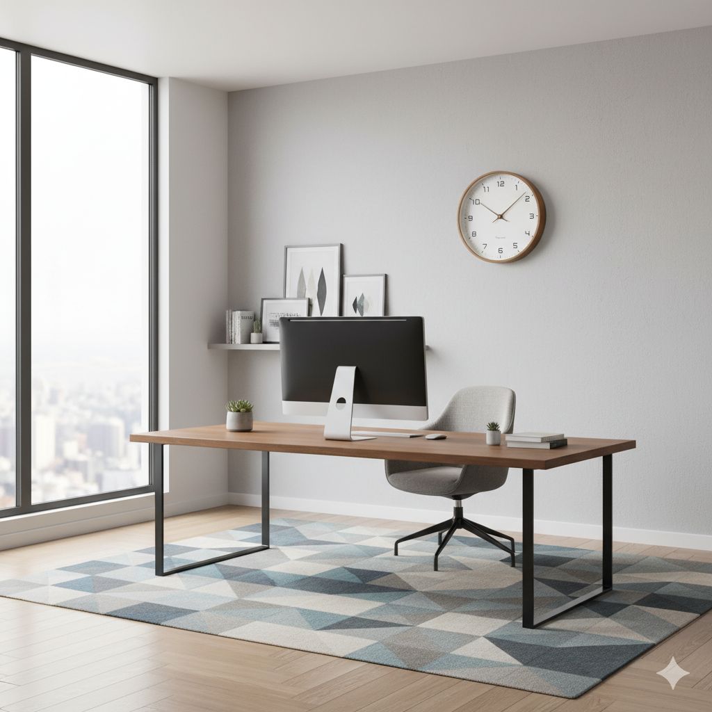 Wooden Wall Clock Scandinavian Minimalist Design