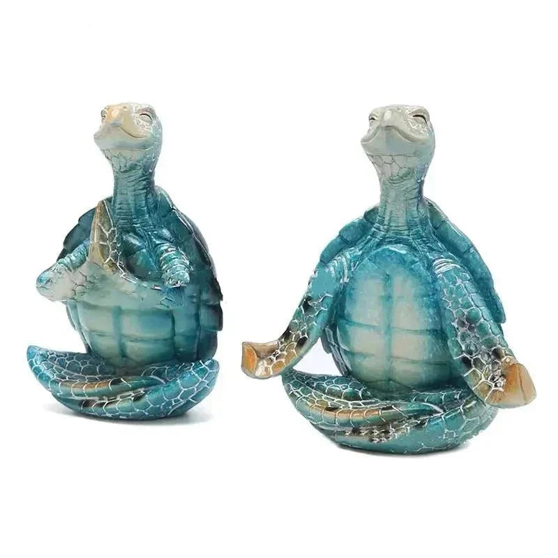Yoga Sea Turtle Sculptures